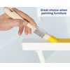 Zibra Square Paint Brush for Painting Murals, Details, Narrow Trim