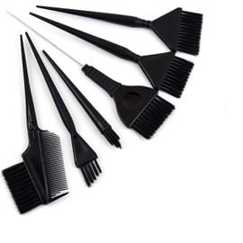 Ultimate Hair Dye Brush Set - 6 Color Brushes for Hair Salon - Hair Color Brush Applicator Set - Balayage Brush - Hair Tint Brush - Hair Dying Brush - Hair Coloring Kit