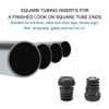 Sourcingmap Leveling Feet 1" 25mm OD Round Insert Furniture Adjustable