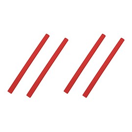 SAUCER Replacement Rubber Earsocks Temple Sleeve for Oakley Tincup OX3184 | Tincup 0.5 OX5099 Sunglass - Red + Red