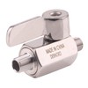 DERNORD Stainless Ball Valve - 1/8 Inch NPT Thread Male
