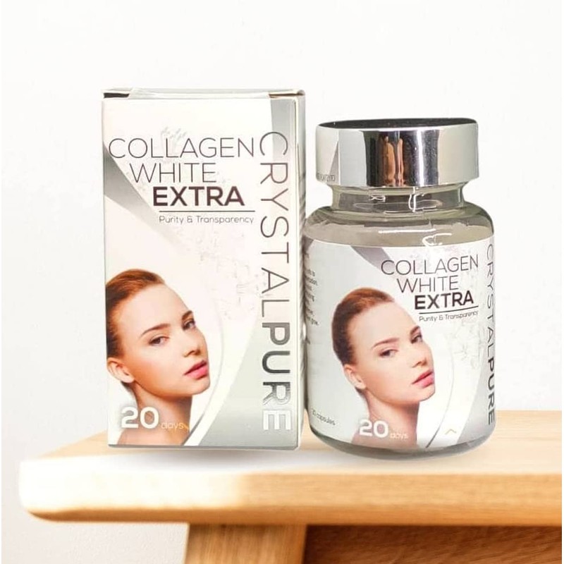 Collagen White Extra Crystal Pure Skin Glutathione Supplement