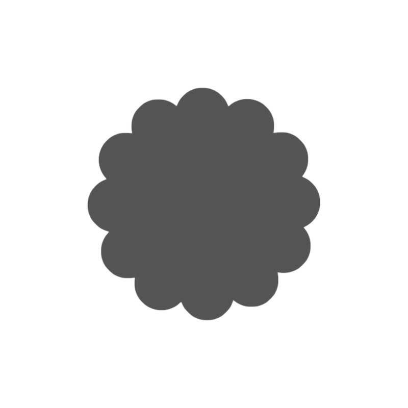 Vaessen Creative Craft Paper Punch - Scalloped Circle - Ø