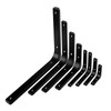 Homeme Shelf Bracket, L-Shaped Bracket, Stainless Steel, Load Capacity: 55.1