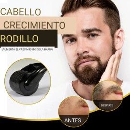 Suero Para Barba Hidratación, Cuidado Vello Facial + Rodillo