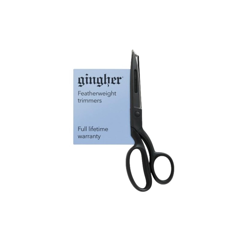 Gingher Tijeras de mango doblado de peso pluma, tijeras de