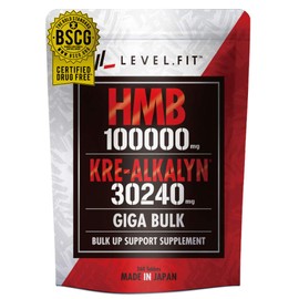 LEVEL FIT HMB クレアチン（特許成分クレアルカリン） サプリ100000mg（アンチドーピング認証済）360粒1袋