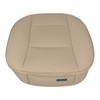 EDEALYN Front PU Leather Car Seat Cover Bottom Auto Seat
