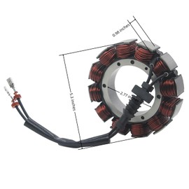 JBphxior 29987-02 Stator Coil FIT For Harley Davidson Electra Glide 2002-2005 ， Road Glide 2002-2005 ，Road King 2002-2005，OEM 29987-02A 29987-02B