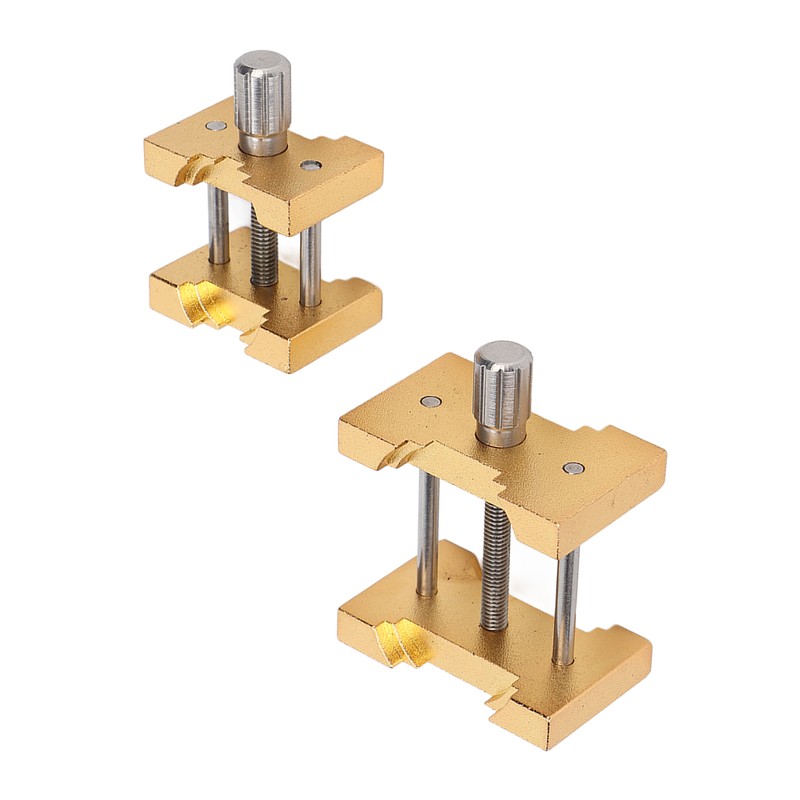 2pcs Movement Holder Aluminum Watch Repairing Movement Fixed Base Tool