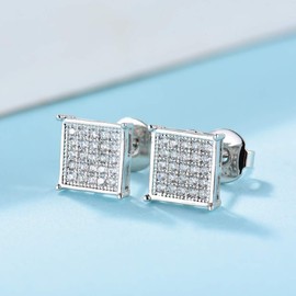 Mens Earrings 8mm Stainless Steel Men Jewelry