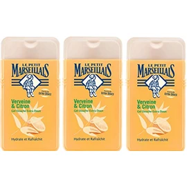 Le Petit Marseillais Shower Gel Extra Mild Lemon Verbena and 250 ml Pack of 3