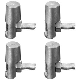 4 Pcs U1 Battery Post Adapter Flag Terminal to Top Post, Universal U1 Flag/Side Post to SAE Top Post Converter Kit,Automotive Battery Terminal Adapter Compatible with Cars, Trucks, SUVs, Boats