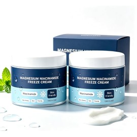 Magnesium Niacinamide Freeze Cream, 120g Non Greasy Cooling Body Skin Cream (2 tin)