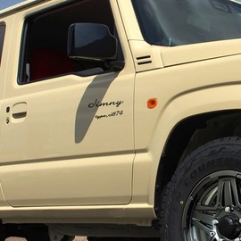 [KAIMIRU STORE] Suzuki jimny jb74 Jimny Sierra 4WD Van Universal Car Sticker Decal Sticker Outdoor Off-Road (k-329 Black)