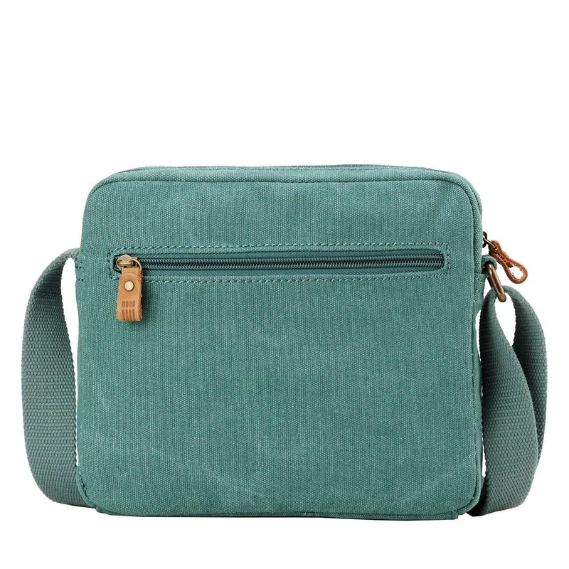 TRP0235 Troop London Classic Canvas Across Body Bag - Charcoal