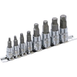 BGS 6847 Schraubenausdreher-Satz | 8-TLG. | Antrieb 6,3 mm für defekten Innensechskant Screw Extractor Set, 8 Pieces. Drive: 6.3 mm (1/4") / 10 mm (3/8") for defective Hexagon Socket 3-10 mm