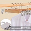 MXCOCO 10Pcs Perchas para Pantalones con Clip, Clip Pantalones Antideslizantes