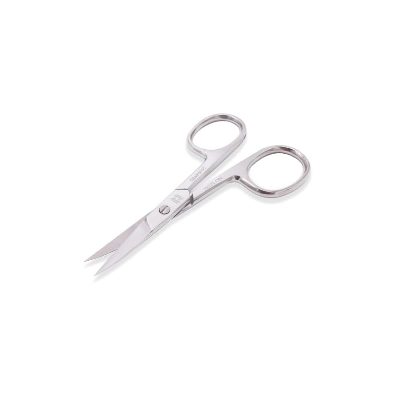 Tijeras Curvas Microdentadas de Acero Inoxidable para Uñas