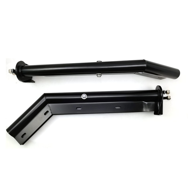 GaeaAuto Black Angled Spring Loaded Mud Flap Hanger Bracket Set