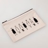 Lucian 542206 Embroidered Cloth "100 Neesan Sewn Zip Pouch Kazue