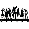 HeavenlyKraft Superhero Coat Hook Wall Mounted 6 Hooks, Entryway Organizer,