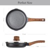 Vinchef Non Stick Frying Pan with Lid,9.5 Inch Anti Scratch