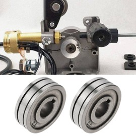 YINETTECH 2 Pieces 30mm Wire Machine Feed Drive Rollers Compatible with MIG Compatible with MAG Welders (0.6mm/0.8mm Knurled Groove)