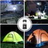 DOSYU Lámpara Linterna de Camping Recargable USB/Luz Solar, Impermeable, Plegable