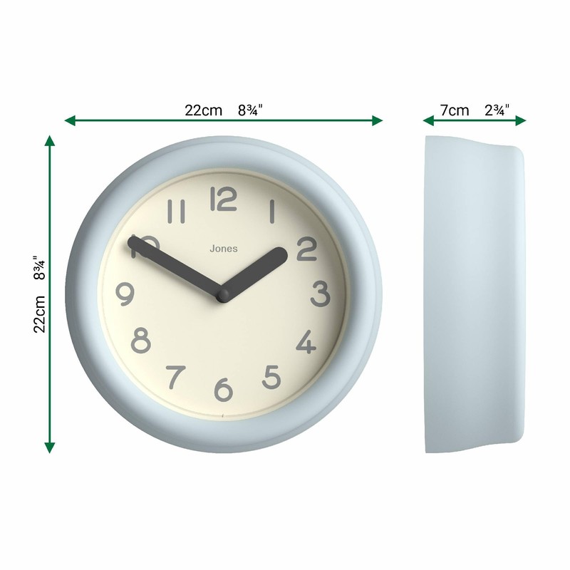 Jones Clocks® Fuze wall clock | Small round clock |