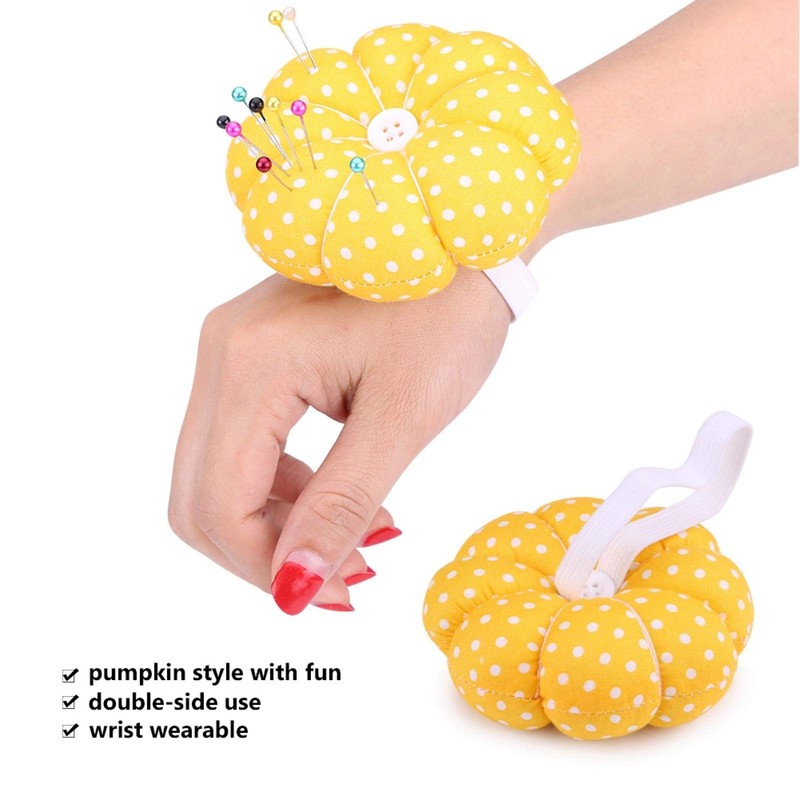 1 Piece Creative Cushion Wrist Fabric Sewing Needle Cushion Tape