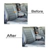 FZJDSD Gray Driver Side Bottom Leather Seat Cover Compatible with