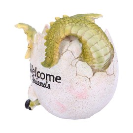 Nemesis Now U4747P9 Welcome Friends Pot 17cm, Resin, Green