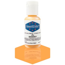 AmeriColor, Sherbet, 0.75 Ounce Bottle, Soft Gel Paste Food Color