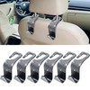 Car Seat Headrest Hooks 6Pcs, Back Seat Purse Hanger Holder