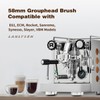 Espresso Coffee Machine Cleaning Brush, 360° Cleaning Push-Up Coffee Maker
