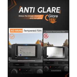CDEFG Matte Anti Glare for 2025 Toyota RAV4 Screen Protector, 8 Inch Touchscreen, 2023 2024 2025 RAV4 (LE, XLE, XLE Premium) Accessories Matte Tempered Glass