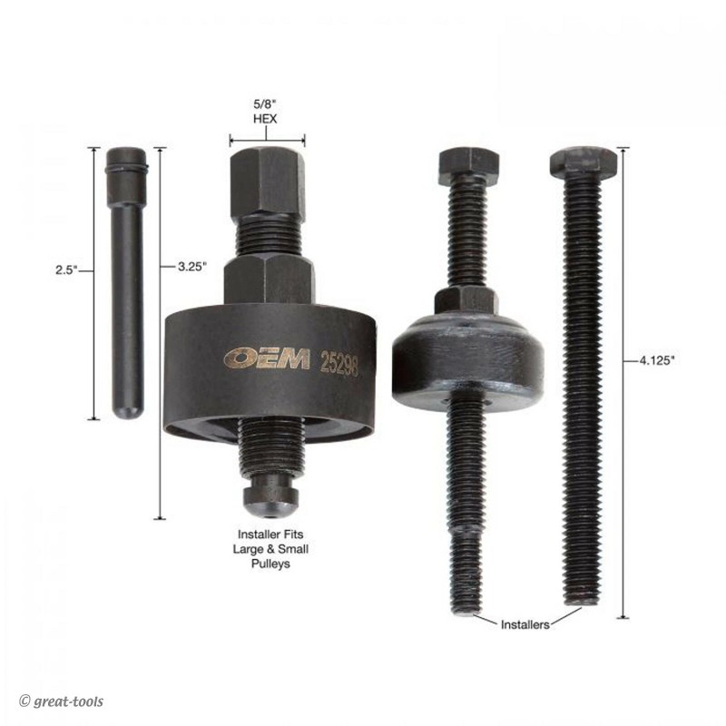 OEM Tools POWER STEERING & ALTERNATOR PULLEY REMOVER & INSTALLER