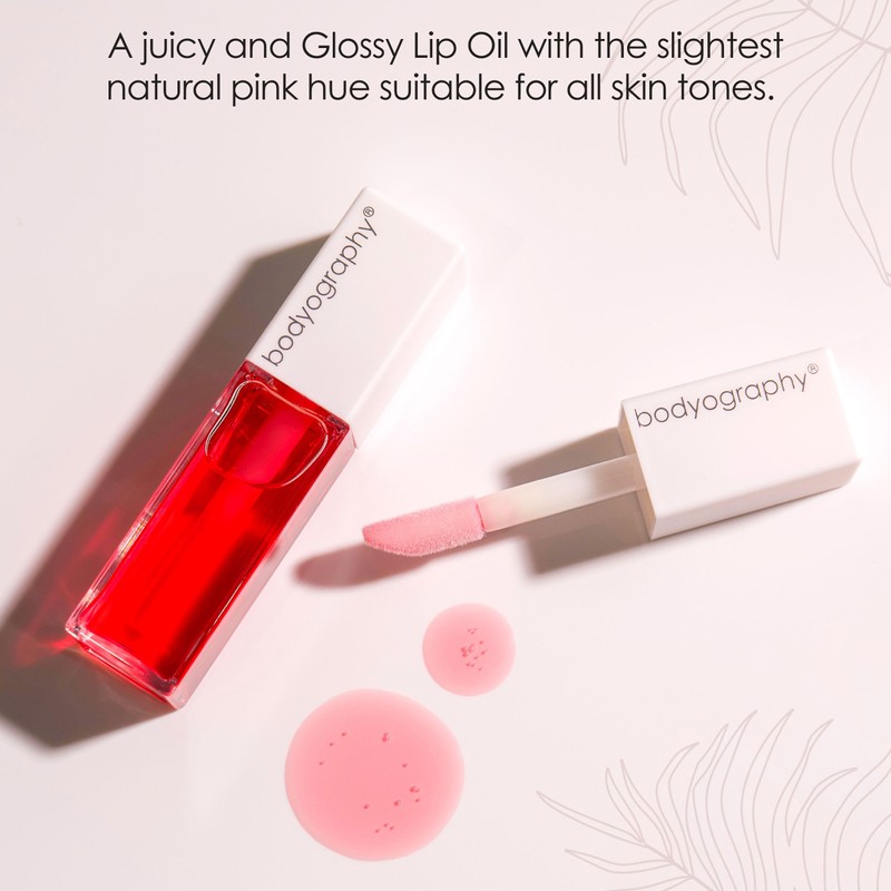 Bodyography Glossy Lip Oil - Hydrating Lip Glow Oil -