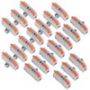 20 Pcs XHF Lever Wire Nut Connector with fixed hole