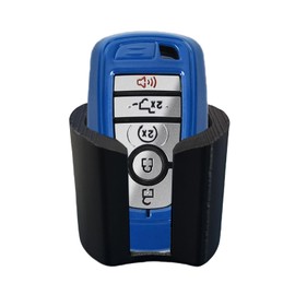 TEYOUYI Key Holder for Bronco Sport,Accessories for Ford Bronco Sport Fits in The Gap Between Cup Holders Vertical Key Holder Black