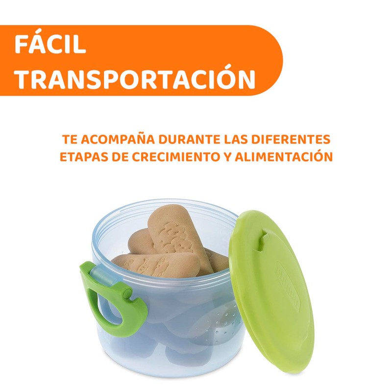 CHICCO, Dosificador de Leche en Polvo y Contenedor de Alimentos