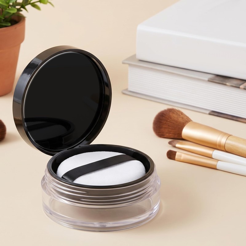 1 Pcs 10g(0.33 oz) Loose Powder Containers, No Leaks Empty