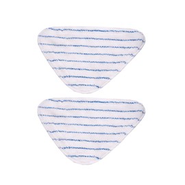 True & Tidy, Microfiber Mop Pad Pack Refill for STM-300 Steam Mop, Fits Other Steam Mops, Machine Washable up to 100x, 11 x 7.5 inch (2-Pack)