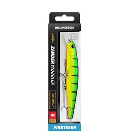 Lieblingsköder Zander wobbler 125 mm 20 g – Wobbler for zander fishing, colour: firetiger