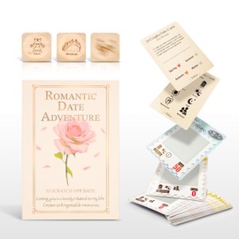 Felikray 52 Date Ideas and 3 Decision Dice, Romantic Couples Gifts for Her, Him, Memorable Dating Card Games for Newlyweds, Wedding Anniversary