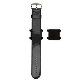 S.T.A.M.P.S. Stamps Bracelet Glossy Black Bracelets with Additional Adaptor/Snapper, Black, Strap.