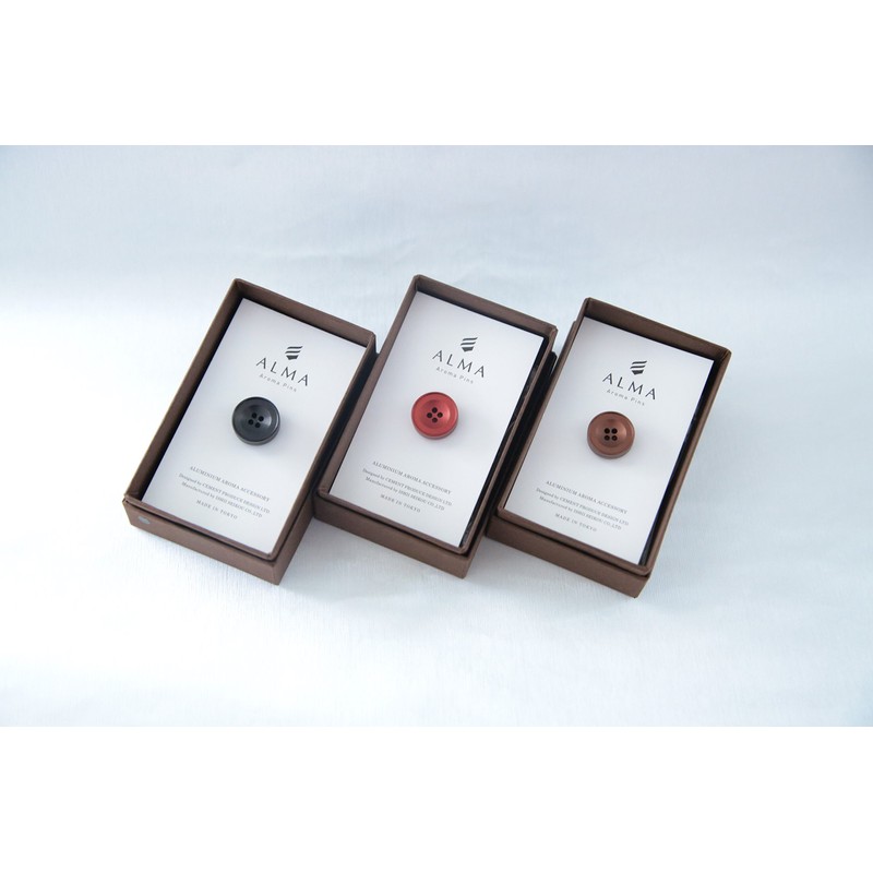 CEMENT PRODUCE DESIGN ALMA aroma pins -matte ver.- Matte Black
