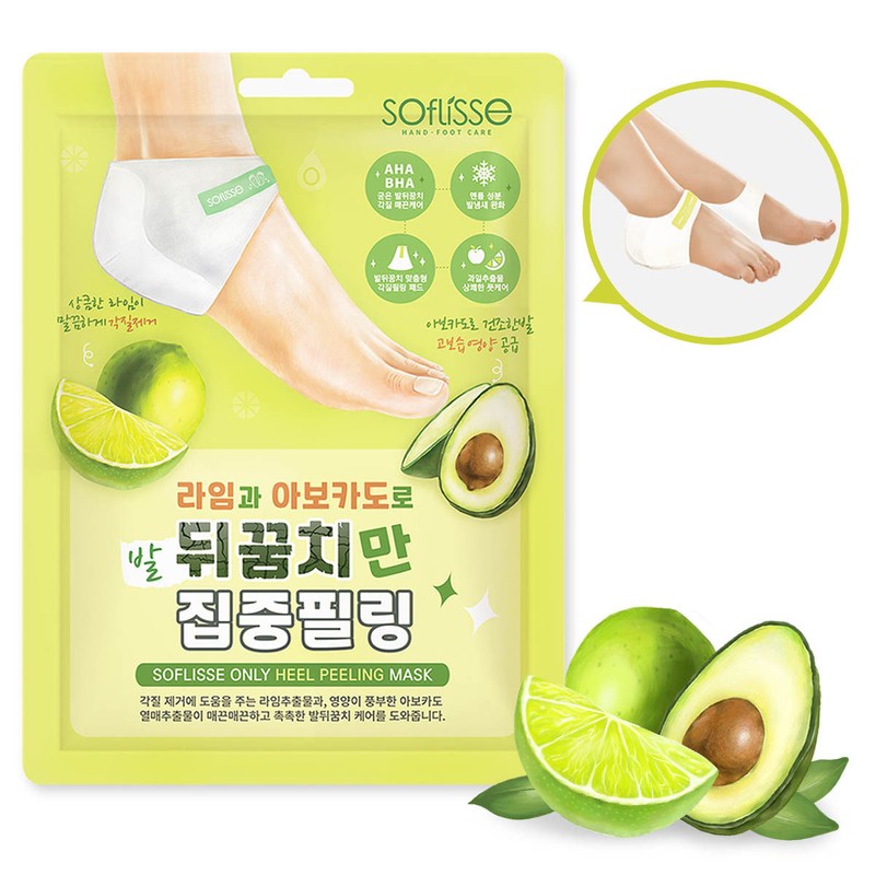 Sopris Heel Peeling Mask 8 Sheets / Dead Feet Heel