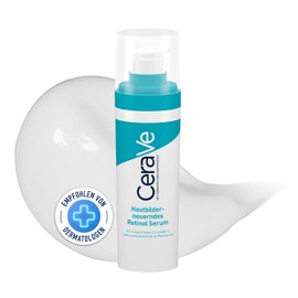 CeraVe Skin-Renewing Retinol Serum, Face Serum for Even Skin and Cleared Up Pimples, with Ceramides and Niacinamide, 1 x 30 ml